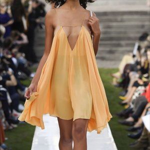 JACQUEMUS La Petite Robe Bellezza minidress XL orange